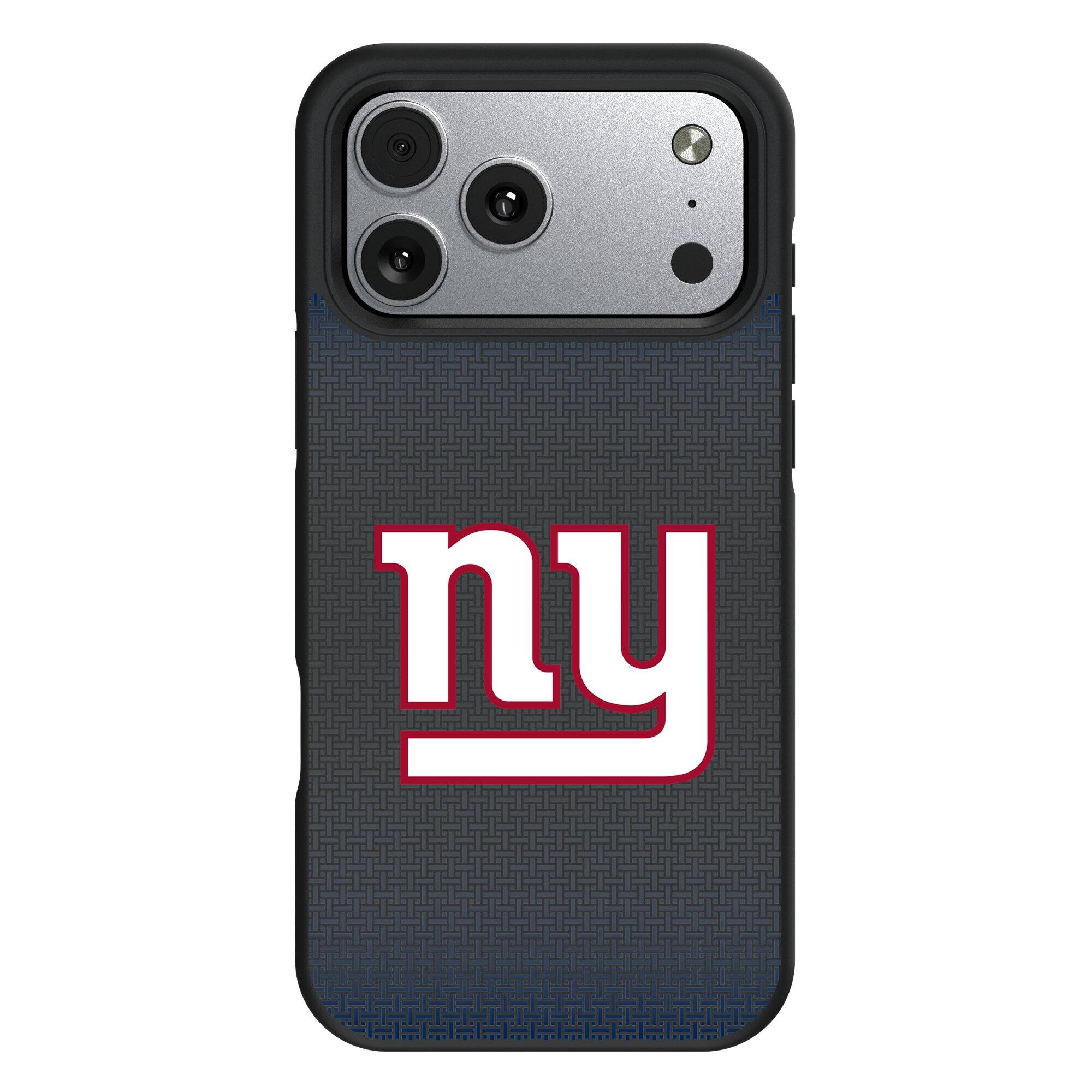 Keyscaper - NFL - New York Giants Bump Case with 8.2ft Drop Protection - 16 Plus - Black