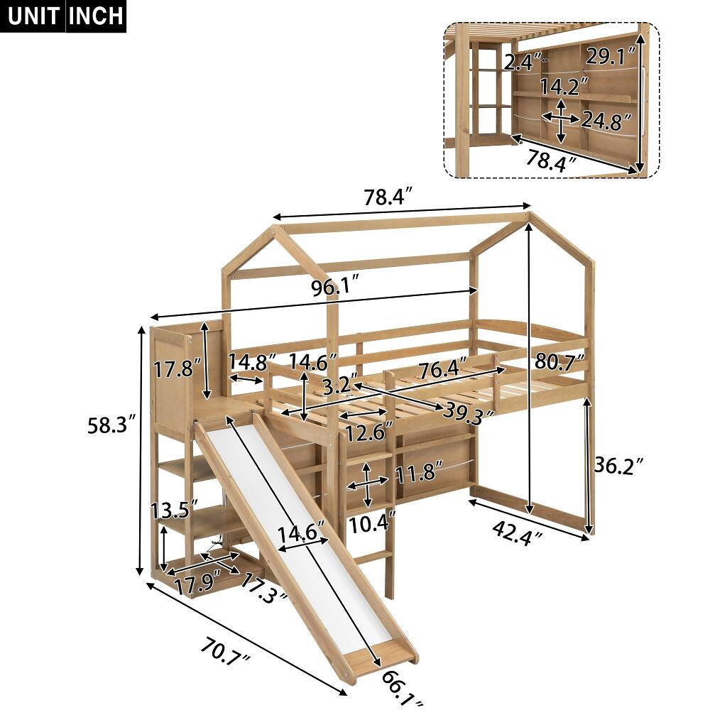 UNIT INCH

- 78.4"
- 2.4"
- 29.1"
- 14.2"
- 24.8"
- 78.4"
- 96.1"
- 17.8"
- 14.8"
- 14.6"
- 76.4"
- 80.7"
- 3.2"
- 58.3"
- 39.3"
- 12.6"
- 11.8"
- 36.2"
- 13.5"
- 14.6"
- 10.4"
- 42.4"
- 17.9"
- 17.3"
- 70.7"
- 66.1"