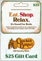 Cracker Barrel - $25 Gift Card - Front_Zoom