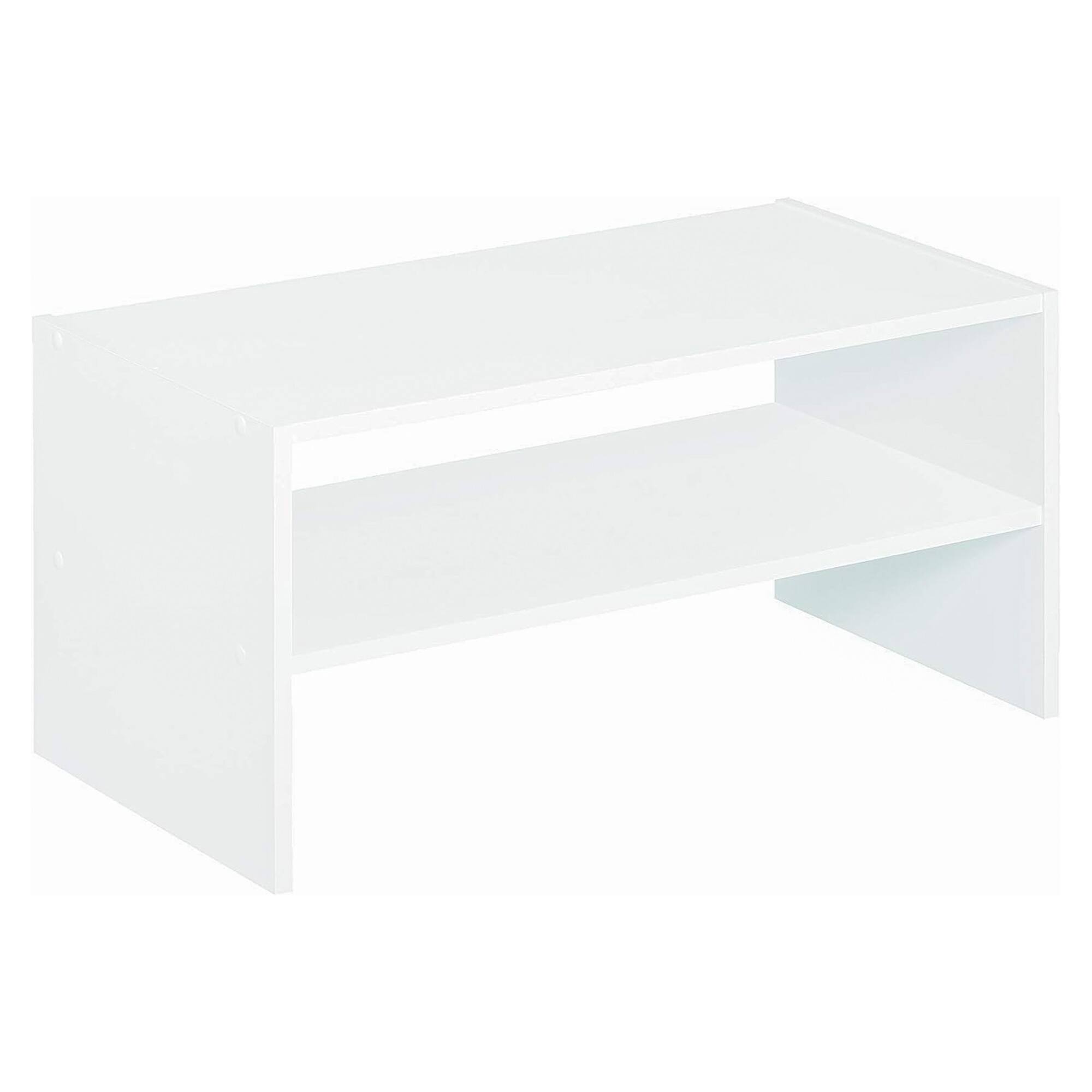 Front. ClosetMaid - ClosetMaid 24 Inch Wide Horizontal Stackable Closet Storage Organizer, White - White.