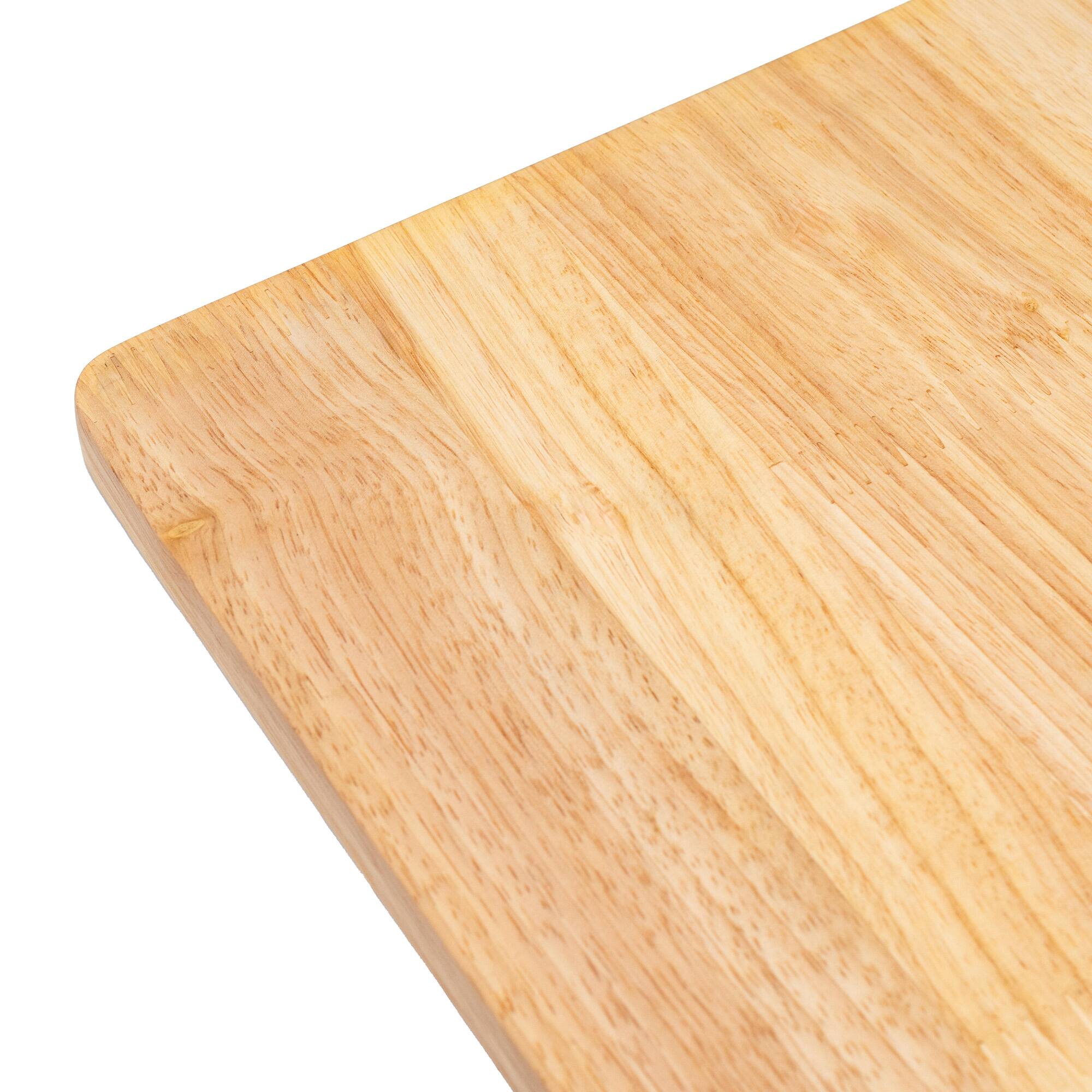 Alt View 6. PJ Wood - PJ Wood Rubberwood 11" x 14" Chopping Board for Cutting Fish and Vegetables - Natural.