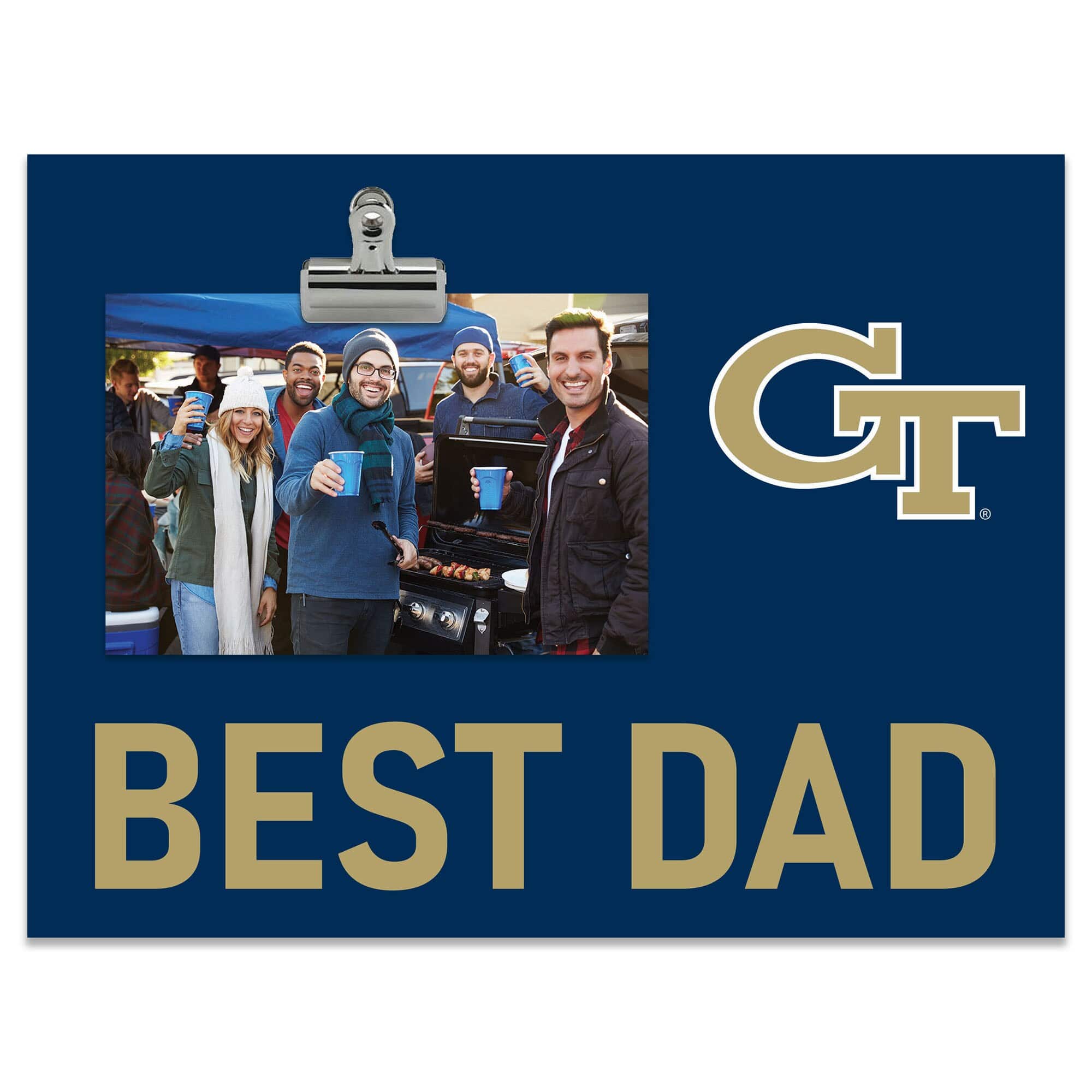 "Fan Creations - Georgia Tech Yellow Jackets 8"" x 10.5"" Briteline Best Dad Clip Frame - Multicolor" price history on PriceWatchPro