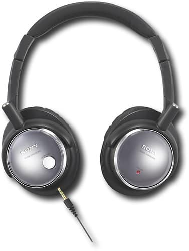 Front Standard. Sony - Noise-Canceling Folding Headphones.