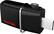 Front. SanDisk - Ultra Dual 64GB Micro USB/USB 3.0 Type A Flash Drive - Black.