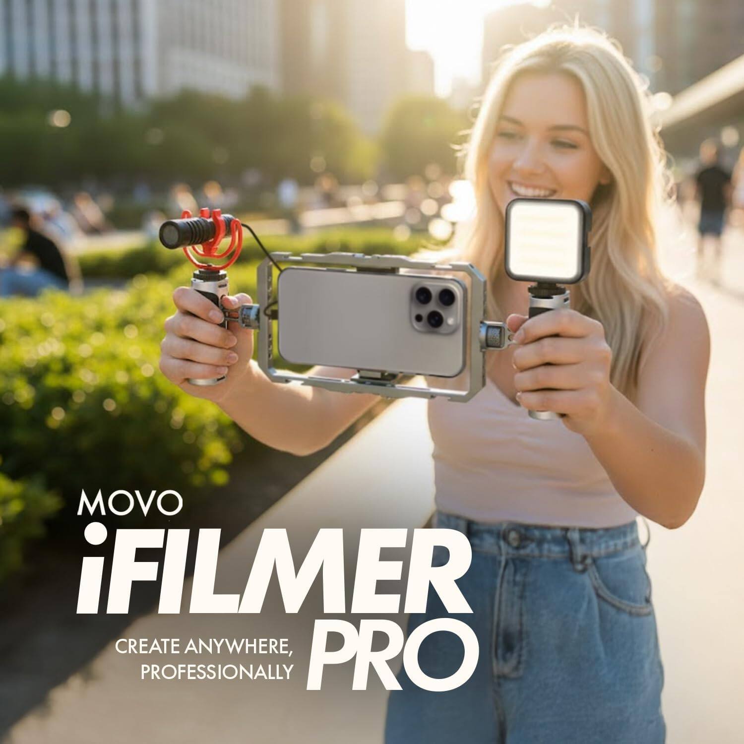 MOVO iFILMER PRO  
CREATE ANYWHERE, PROFESSIONALLY