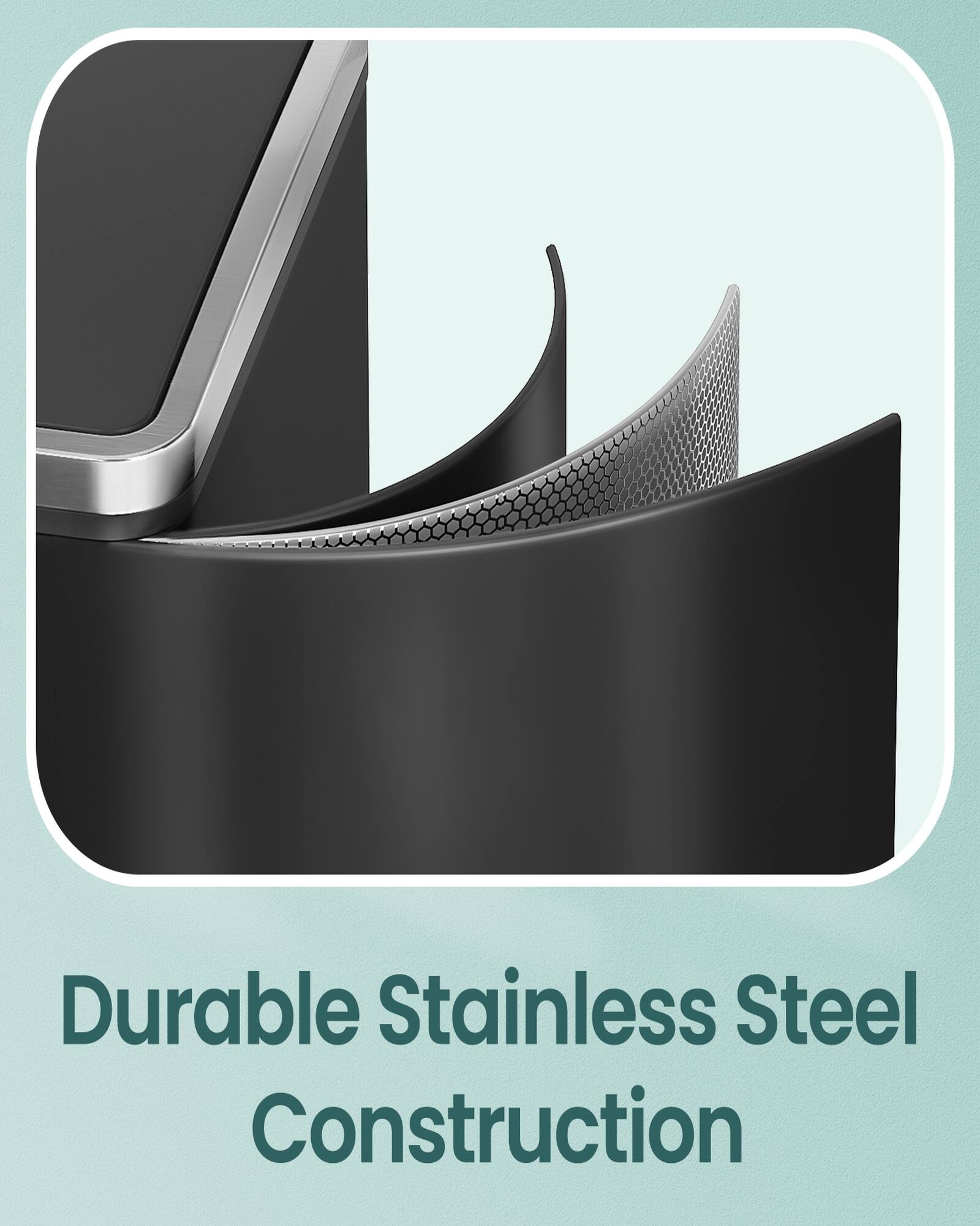 Durable Stainless Steel Construction
