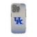 Front. Keyscaper - Kentucky Wildcats Linen Logo iPhone Clear Case - 13 mini - Multicolor.
