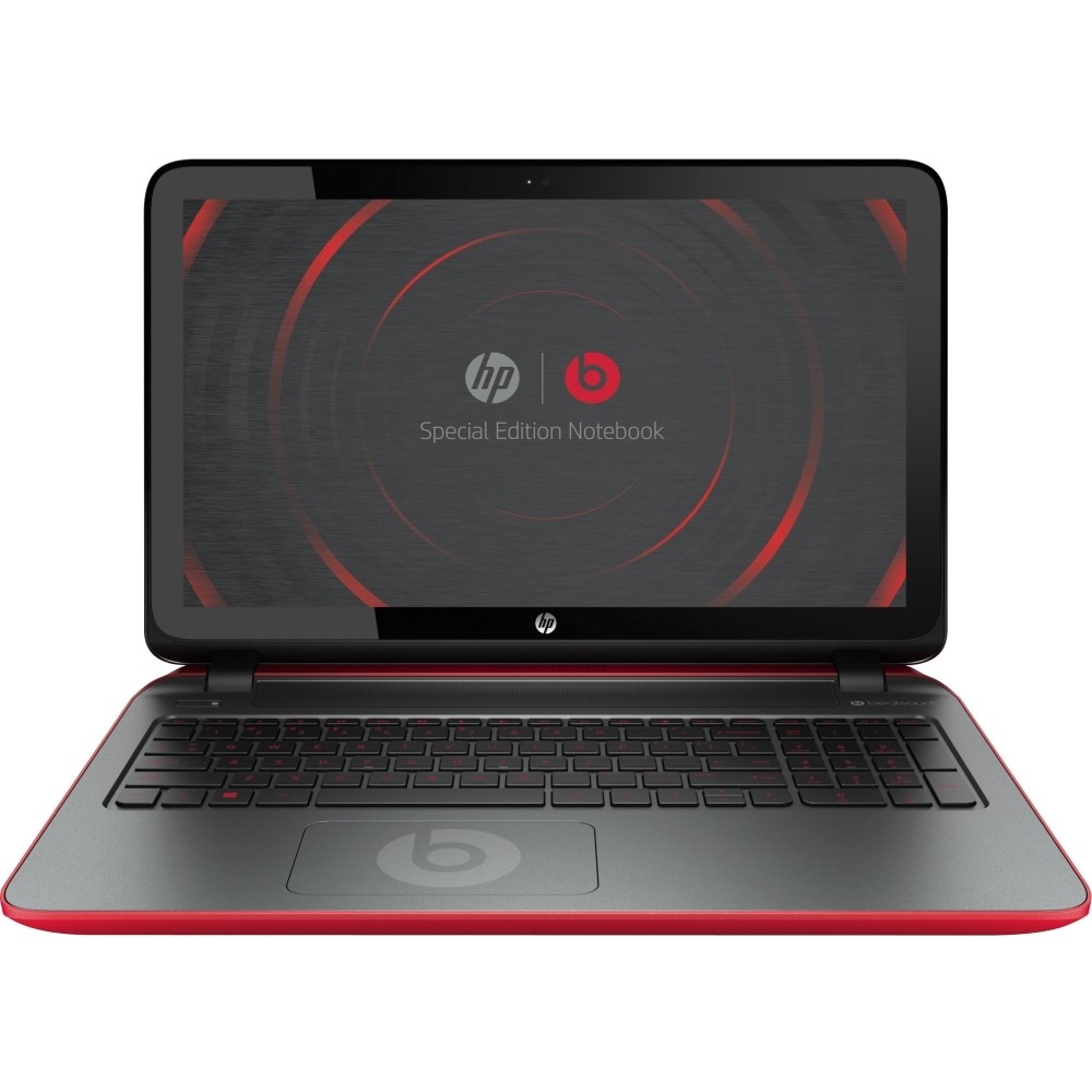 HP Beats Special Edition 15.6" Laptop AMD A8-Series 8GB Memory 1TB Hard Drive Twinkle Black/Vibrant Red/Ash Silver 15-p030nr - Best Buy