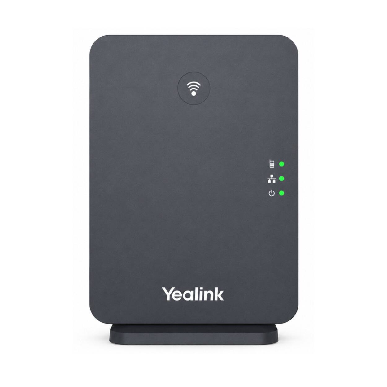 Left. Yealink - Yealink W57R Rugged DECT Handset with HD Audio and 1.8-inch Color Screen - Black.
