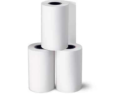 Staples - Thermal Paper Rolls, 1-Ply, 2 1/4" x 50', 50/Carton - Bright White