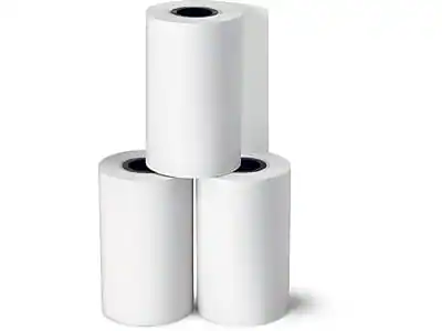 Front. Staples - Staples Thermal Paper Rolls, 1-Ply, 2 1/4" x 50', 50/Carton (18875/3295) - Bright White.