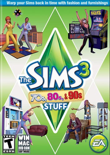  The Sims 3 70s, 80s &amp; 90s Stuff - Mac/Windows