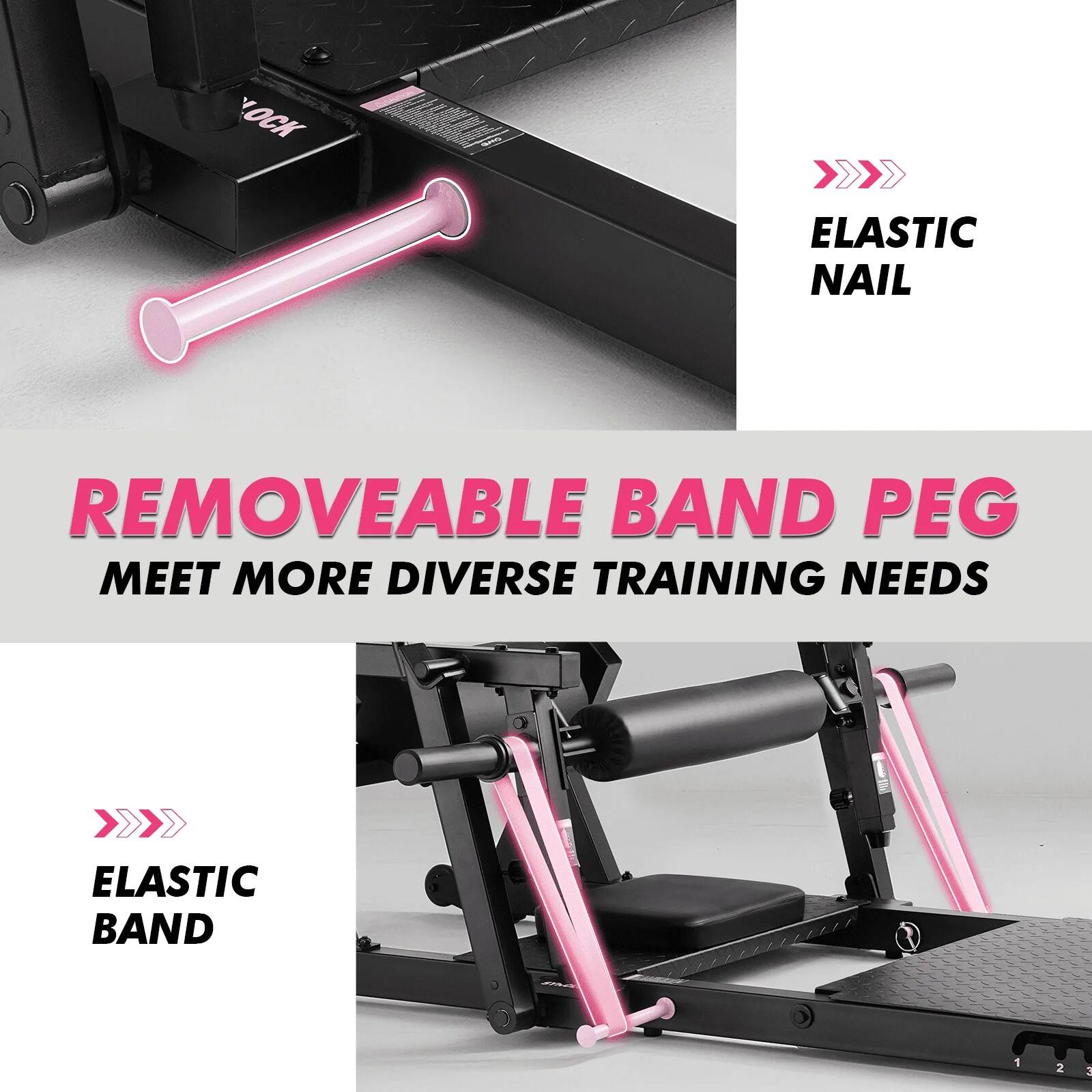 - Elastic Nail
- Removable Band Peg
- Meet More Diverse Training Needs
- Elastic Band