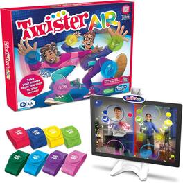 Hasbro - F8158 Twister Air Game the AR Twister App Play Game - Black