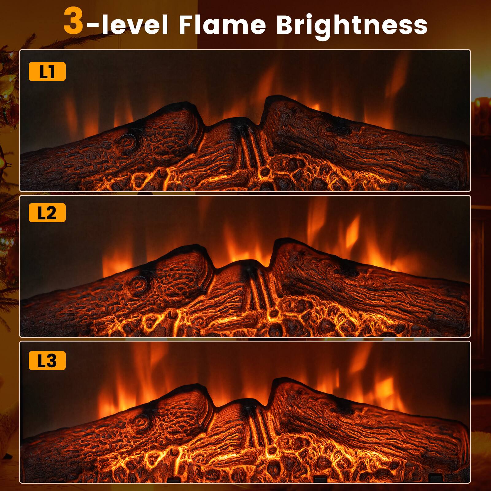 3-level Flame Brightness
L1
L2
L3