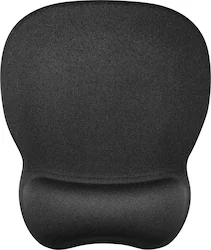 Insignia™ - Premium Mouse Pad with Wrist Rest - Black - Front_Zoom