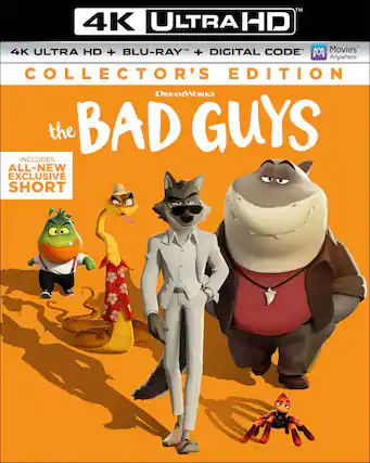 Front. The Bad Guys - 4K Blu-Ray.