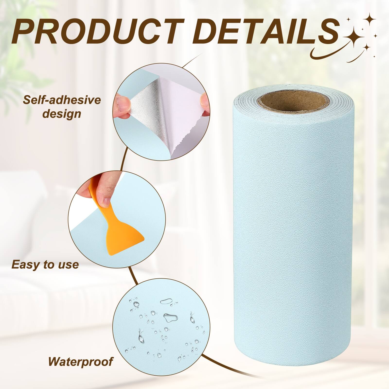 PRODUCT DETAILS

- Self-adhesive design
- Easy to use
- Waterproof