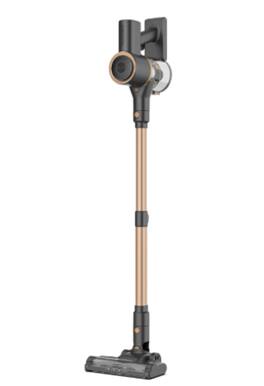 Teendow - Cordless Stick Vacuum Cleaner, 250W Suction,35 Mins Runtime, Lightweight, 2 Power Modes, HEPA for Pet hair - Gold