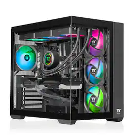 Thermaltake - LCGS View u2770-380 Gaming Desktop-Intel Core Ultra 7 270, GeForce RTX 5070,32GB DDR5 6000MT/s Mem, 1TB NVMe M.2 Storage - Black