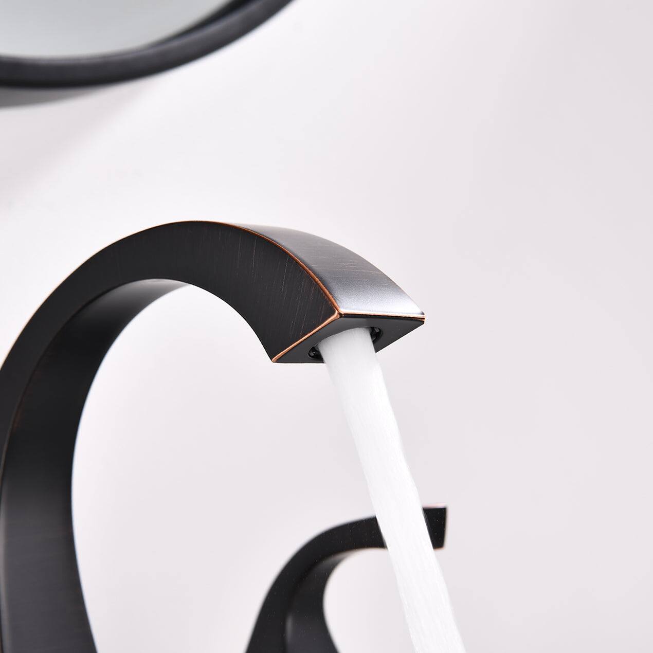 Alt View 5. Boyel Living - 8 Inch Widespread Three Hole 2 Handle Bathroom Faucet with Pop Up Drain in Oil Rubbed Bronze - Oil Rubbed Bronze.