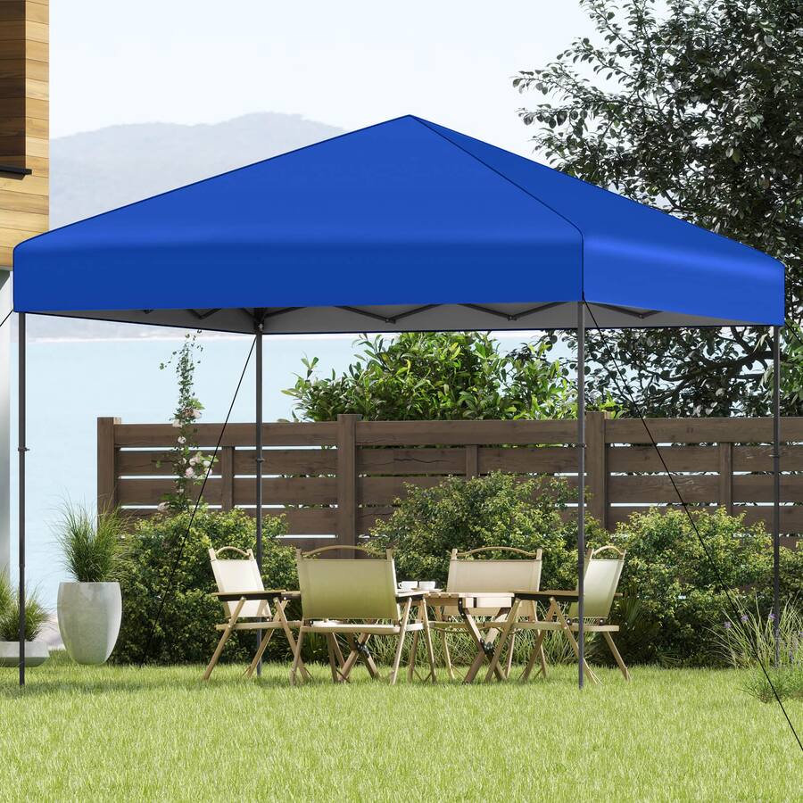Costway 10 X 10 FT Pop up Canopy Tent with Portable Carrying Bag 8 ...