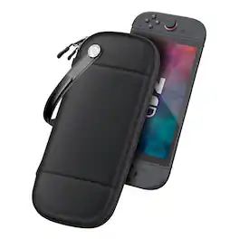 Kitcheniva - Hard Shell Portable Slim Carrying Case For Nintendo Switch 2 (2025) - Black