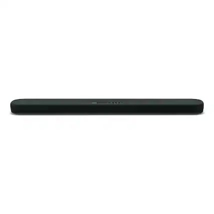 Front. Yamaha - Yamaha SR-B20A Soundbar with Dual Built-In Subwoofers, Bluetooth, and DTS Virtual:X (Factory Certified Refurbished) - Black.