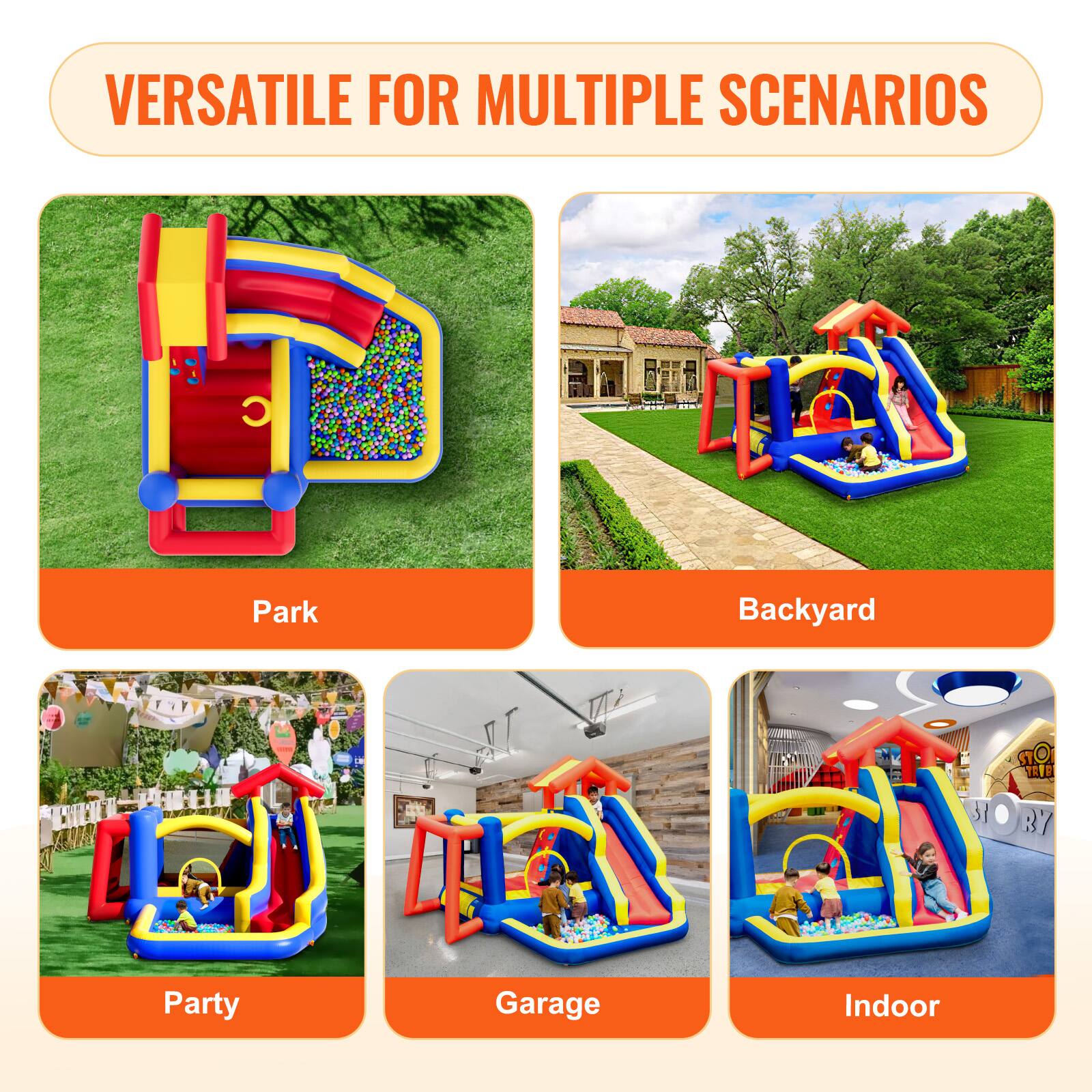 VERSATILE FOR MULTIPLE SCENARIOS

- Park
- Backyard
- Party
- Garage
- Indoor
