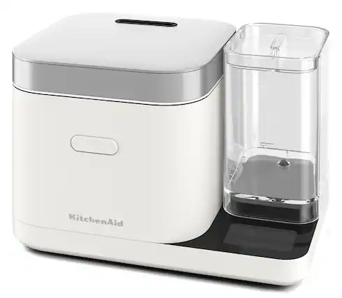 Front. KitchenAid - KitchenAid Grain and Rice Cooker, KGC3155 - Porcelain White.