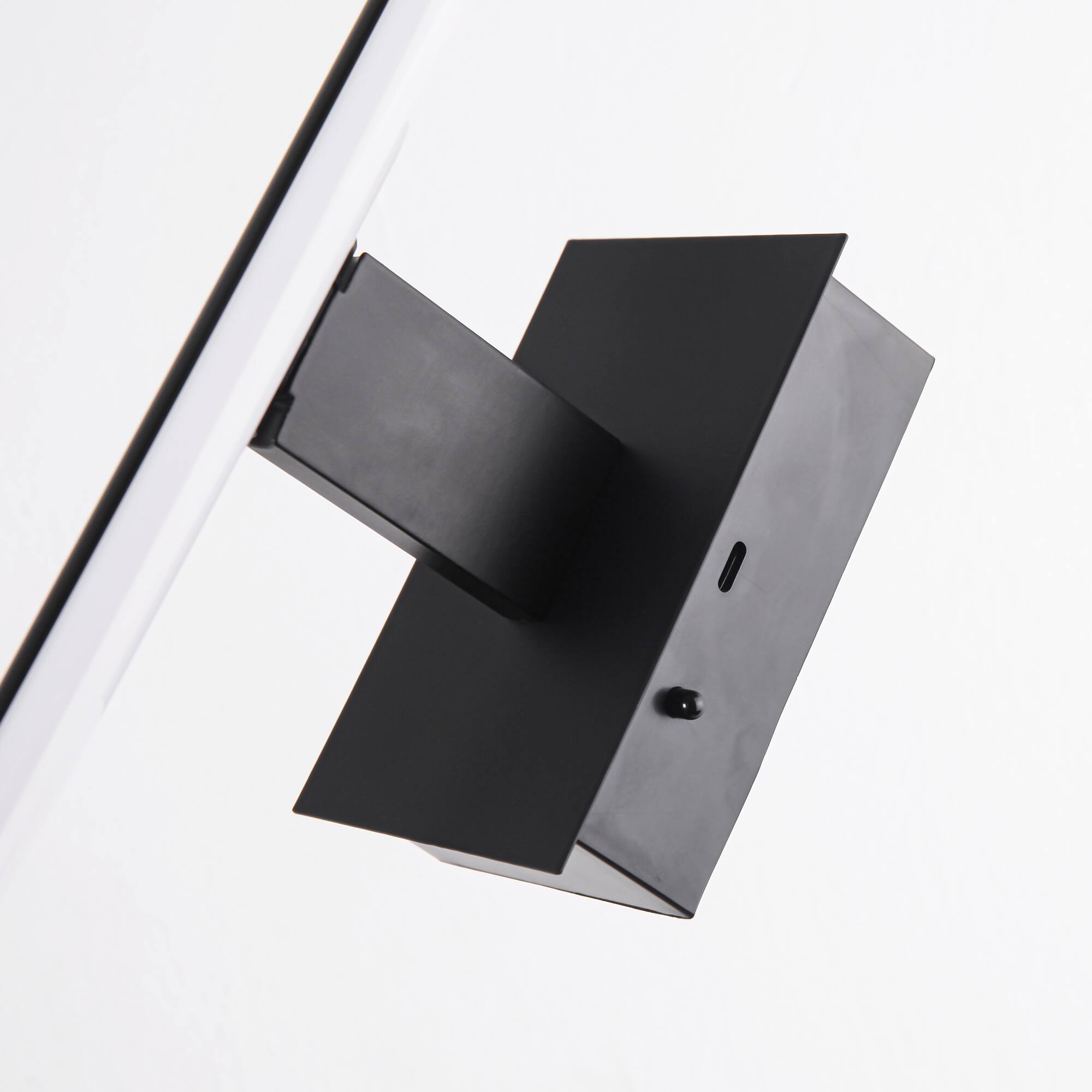 Alt View 7. Parrot Uncle - Battery-Powered 3000K LED Black Vanity Light with Remote Control - Black.