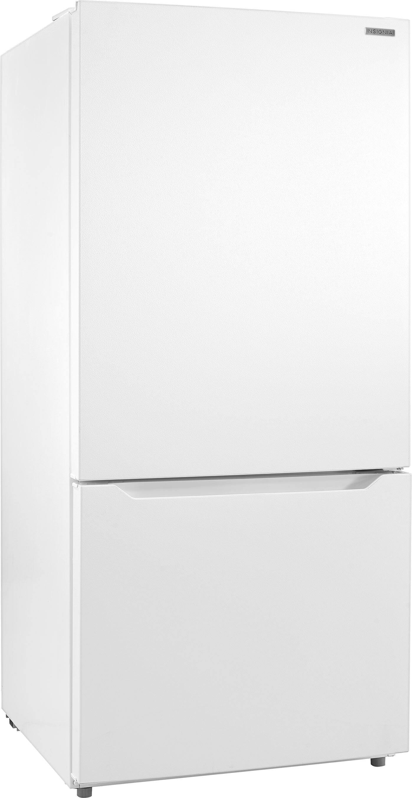 Alt View 13. Insignia™ - 30 in. Wide 18.6 Cu. Ft. Bottom Freezer Refrigerator with ENERGY STAR Certification - White.