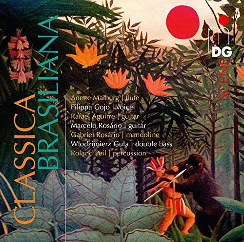 CLASSICA BRASILIANA

Anette Matburg | flute  
Filippa Gojo | voice  
Rafael Aguirre | guitar  
Marcelo Rosário | guitar  
Gabriel Rosário | mandoline  
Włodzimierz Gula | double bass  
Roland Peil | percussion  

DG SCENE