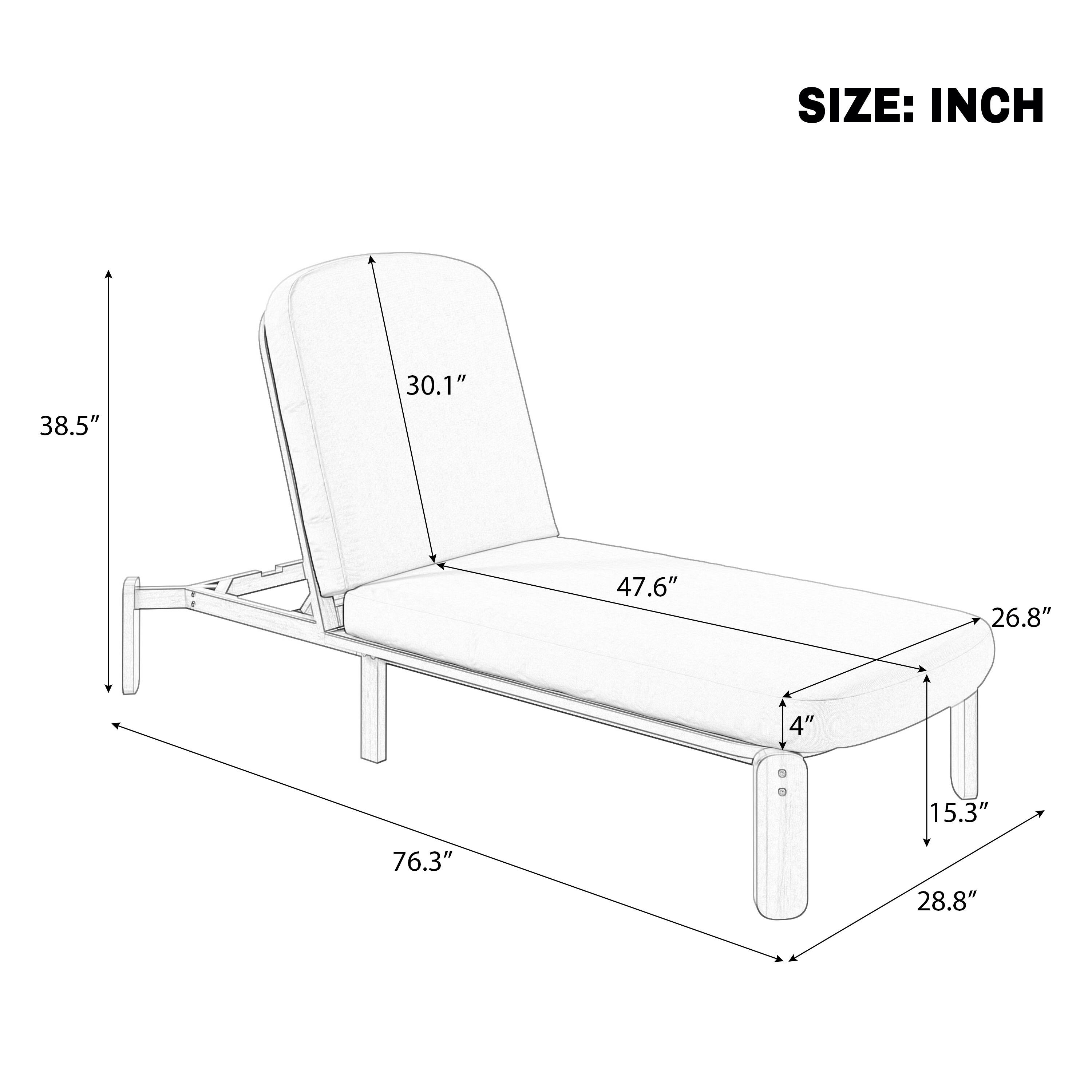 SIZE: INCH  
38.5" 30.1" 47.6" 26.8" 4" 15.3" 76.3" 28.8"