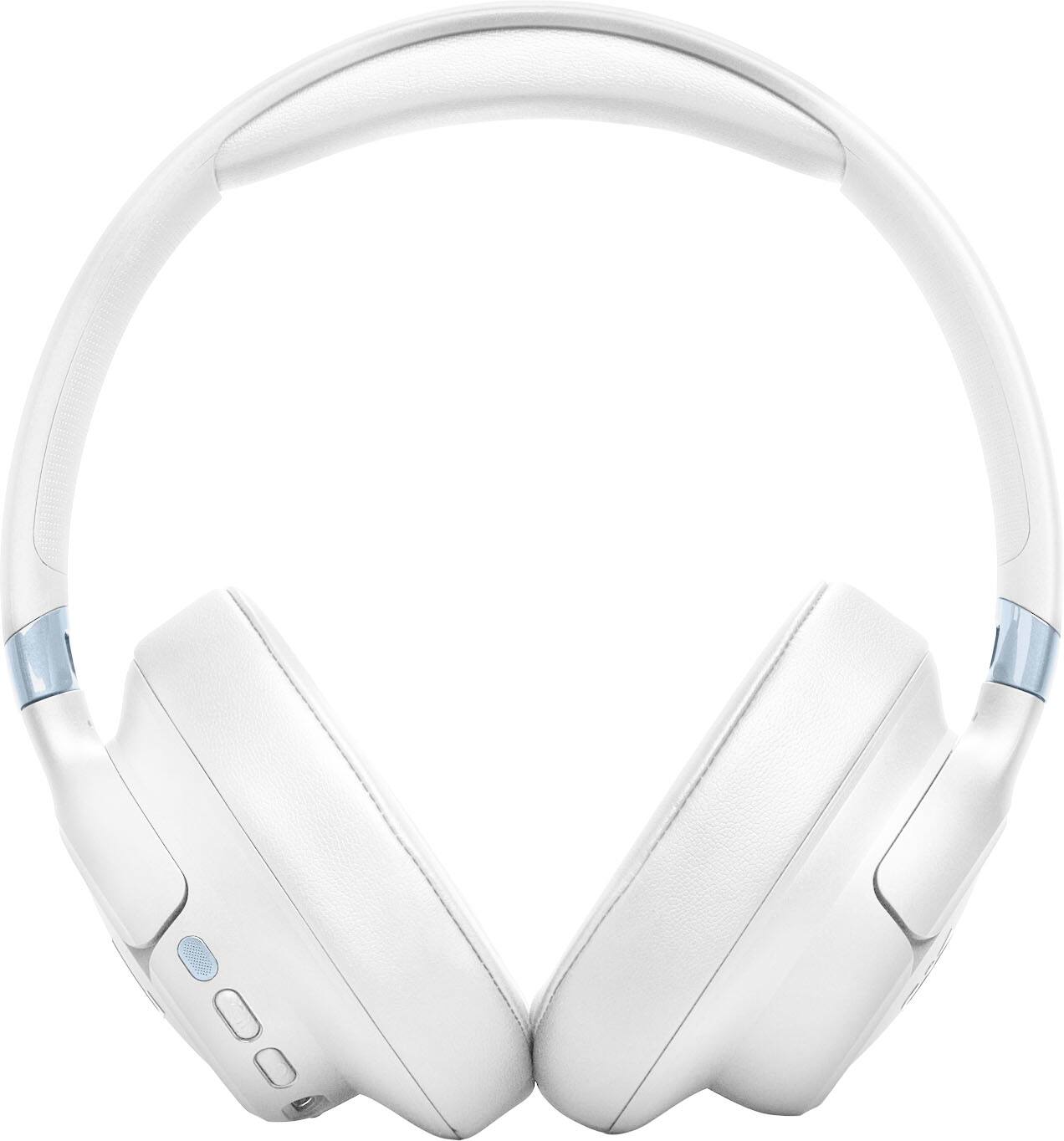 Angle. JBL - Tune 780NC - Bluetooth wireless over-the-ear Noise Cancelling headphones - 2026 - White.