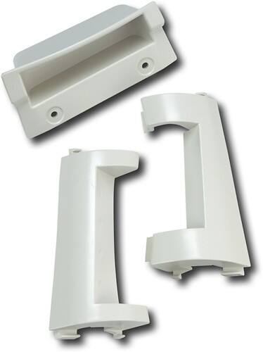 Front Standard. Whirlpool - Duet Door Reversal Kit - White.
