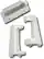 Front Standard. Whirlpool - Duet Door Reversal Kit - White.