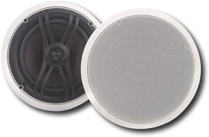 Yamaha - 2-Way In-Ceiling Speakers (Pair) - White - Front_Zoom