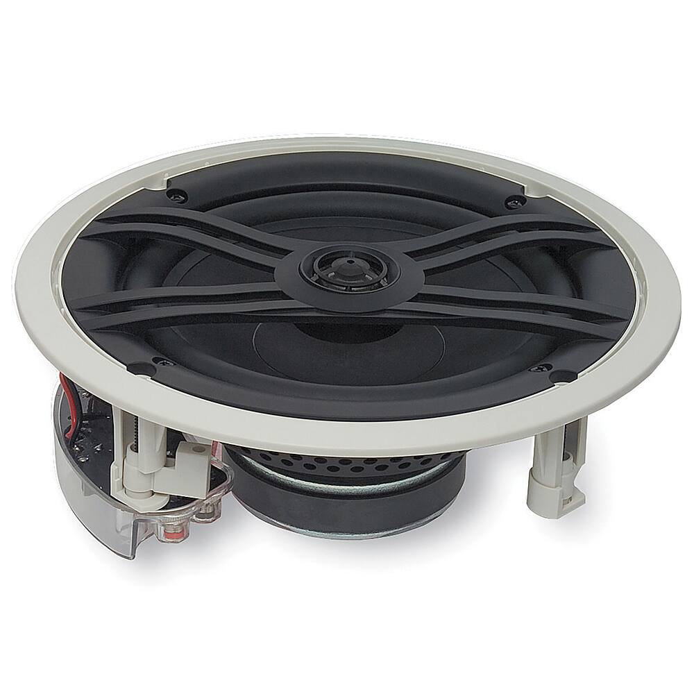 Back. Yamaha - 2-Way In-Ceiling Speakers (Pair) - White.
