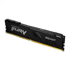 Front. Kingston - Computer_Memory KF432C16BB/32 X32GB (2X16GB) 3200MHz DDR4 CL16 DIMM FURY Beast Desktop Memory.