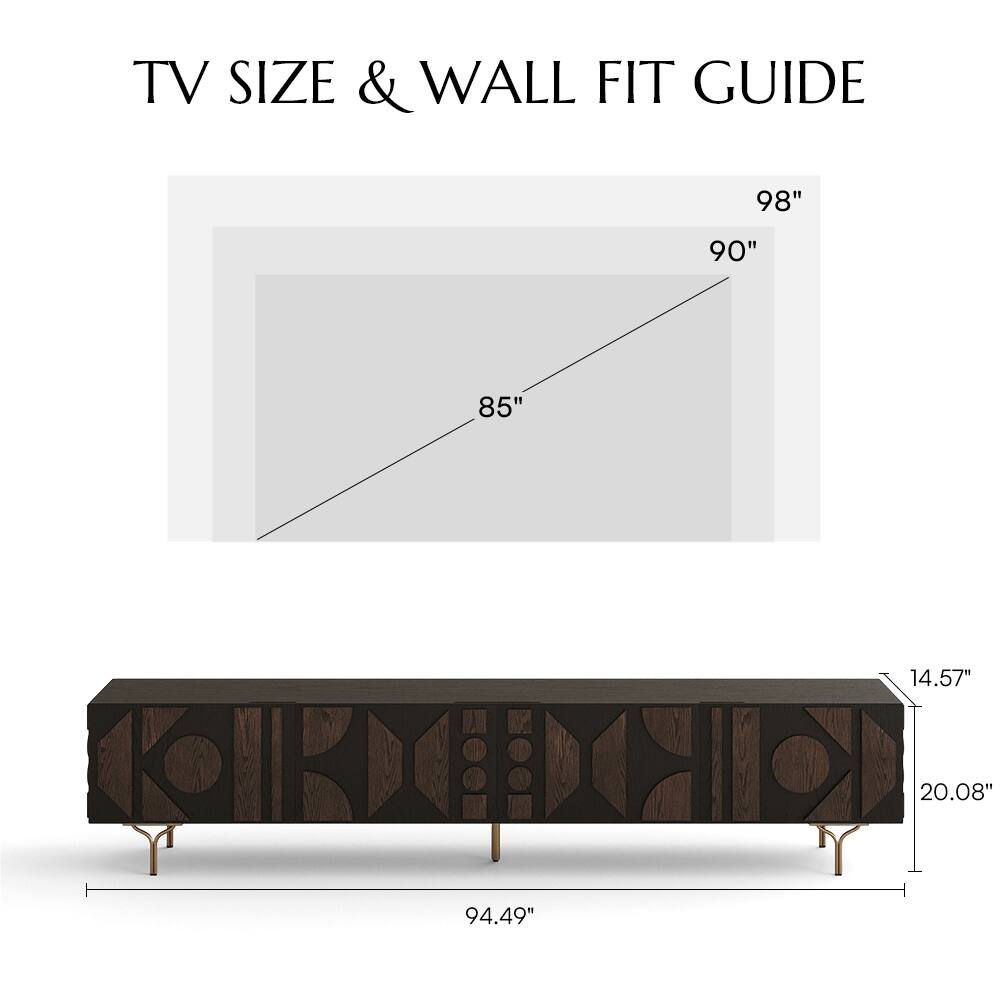 TV SIZE & WALL FIT GUIDE

98" 90" 85" 14.57" 20.08" 94.49"