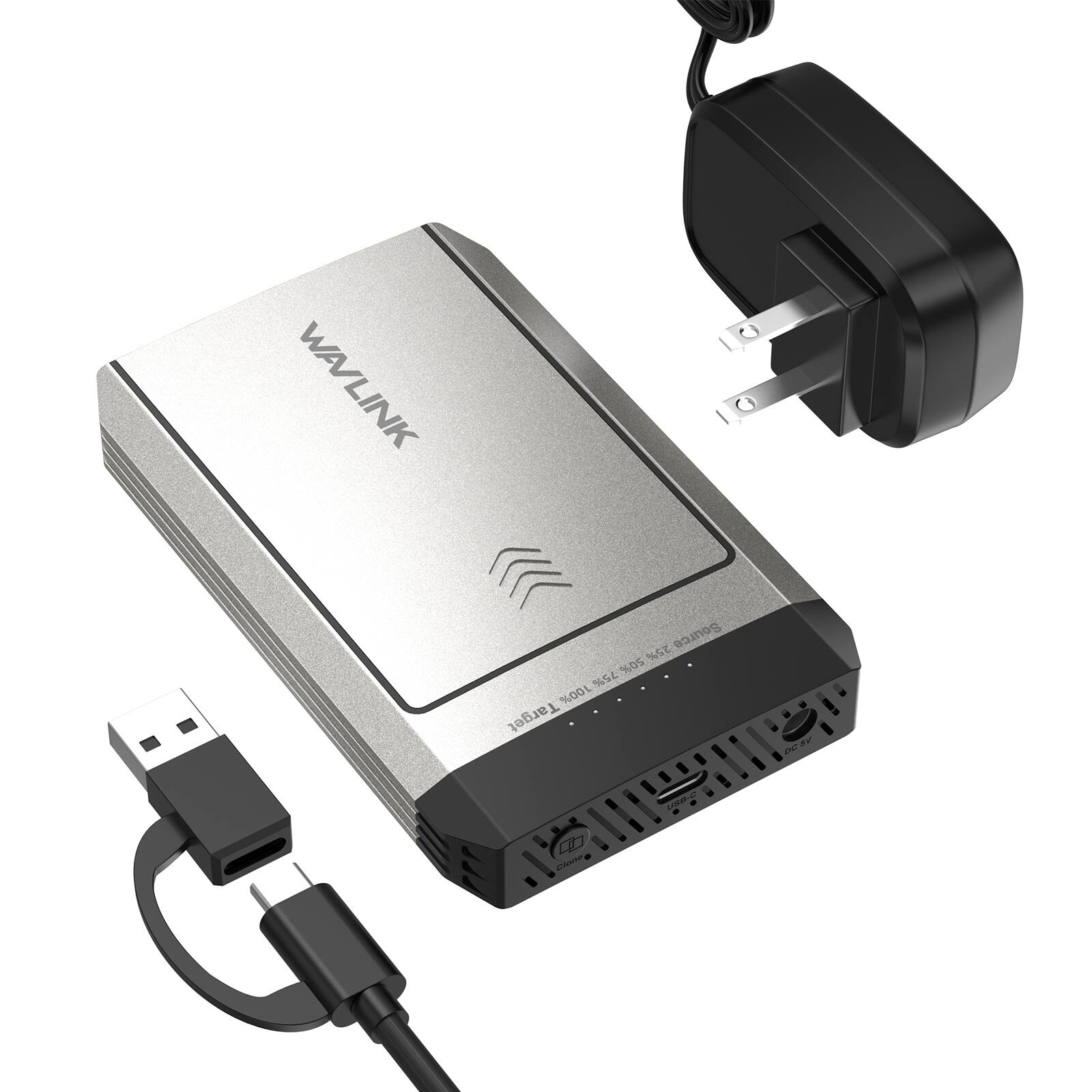 WAVLINK

25% Source 50% 75% 100% Target

DC SF

" Clone

USE-C