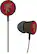Front Standard. Gear4 - Game of Thrones House Lannister Earbud Headphones - Red.