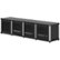 Alt View Zoom 11. Salamander Designs - Synergy TV Cabinet for Most Flat-Panel TVs Up to 90" - Black/Aluminum.