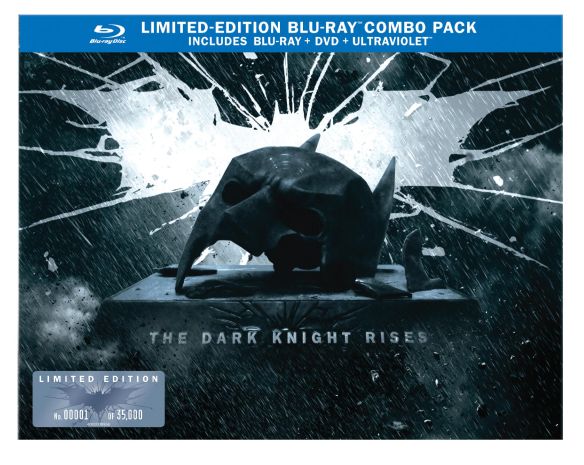  The Dark Knight Rises [Blu-ray/DVD] [Limited Edition Bat Cowl] [2012]
