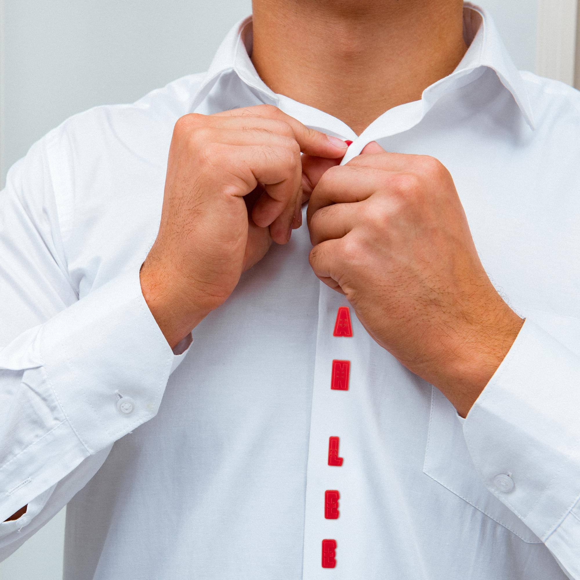 Alt View 10. Marvel - Stan Lee Shirt Buttons Set - White.