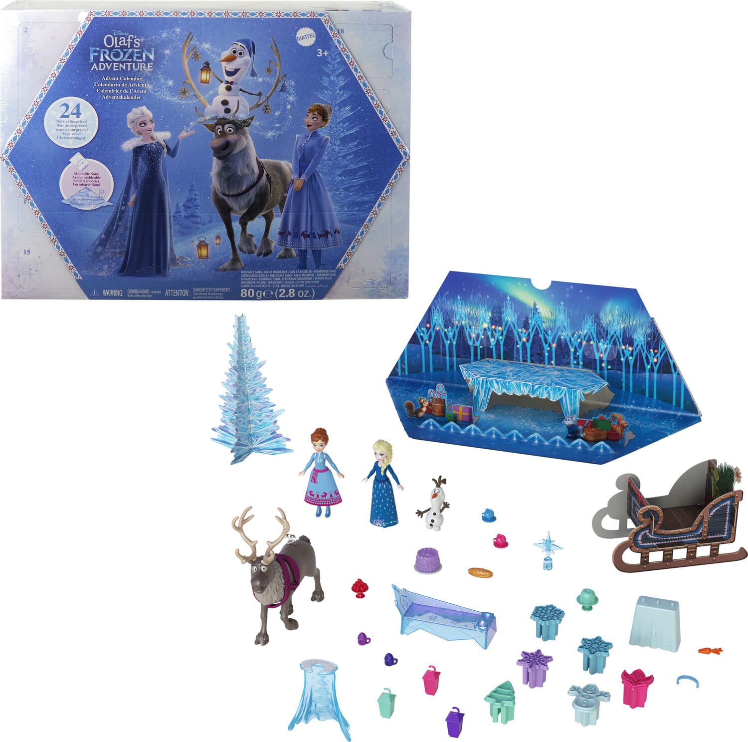 Mattel - Disney Frozen Advent Calendar - COLLECTABLES - Multicolor