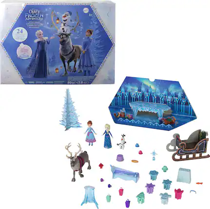 Olaf's Frozen Adventure - Advent Calendar - 24 Adventkalender - 3+ - 15 I - 80 g (2.8 oz.)