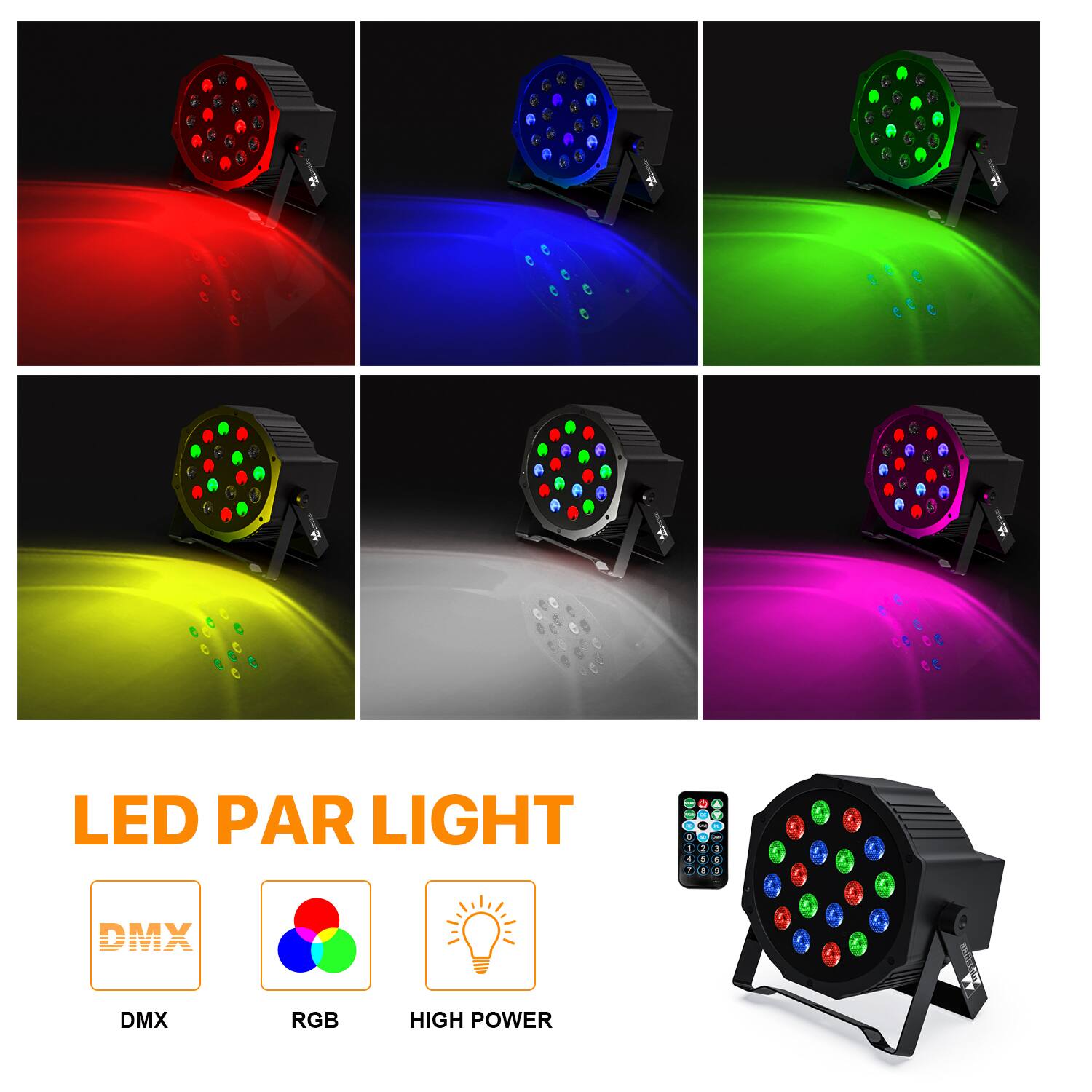 LED PAR LIGHT

DMX RGB HIGH POWER