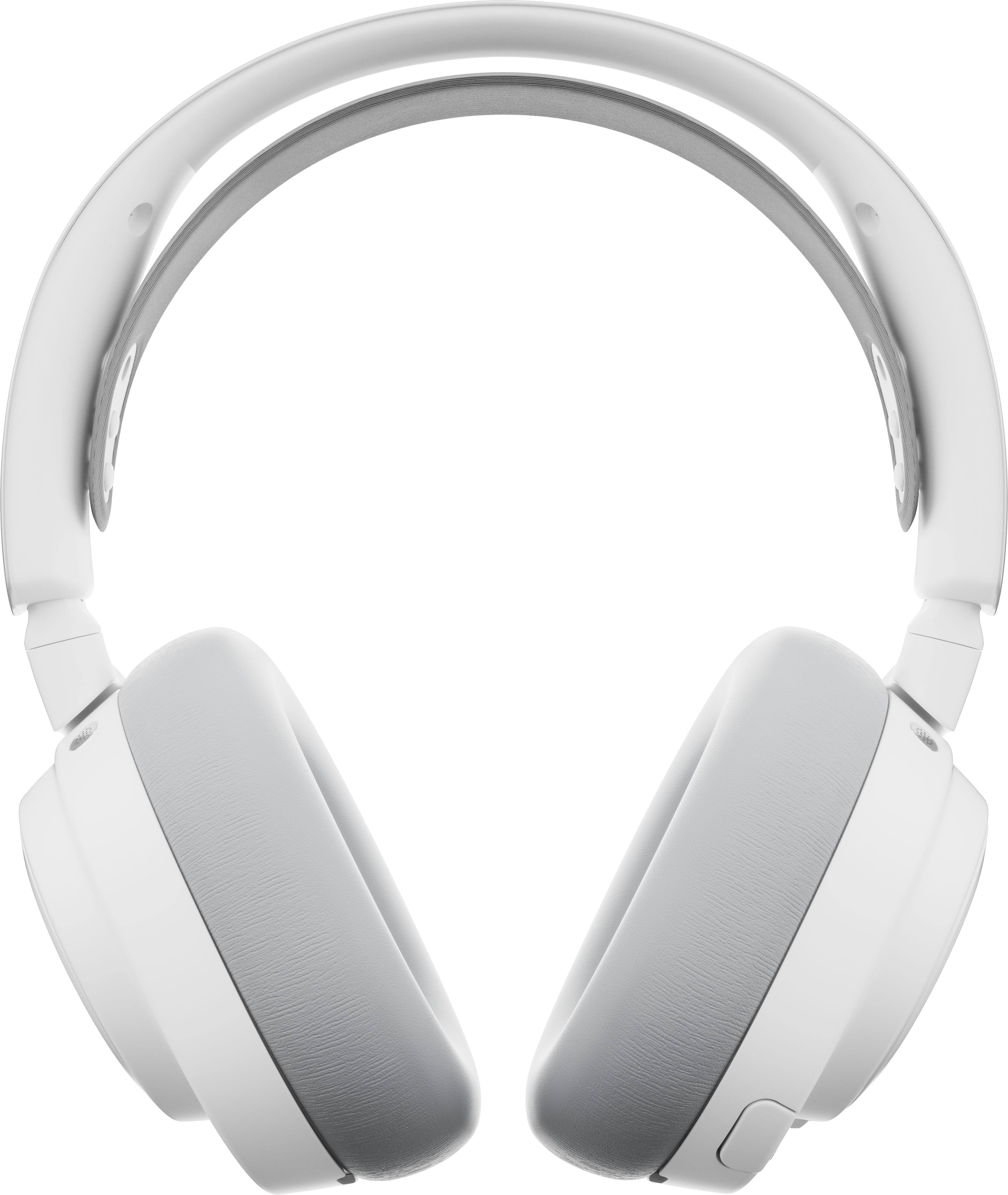 Alt View 10. SteelSeries - Arctis Nova Pro Omni 2.4 GHz Wireless Over-The-Ear Gaming Headset for PS5/PS4, Xbox One, Xbox X/S, Switch/Switch 2, PC - White.